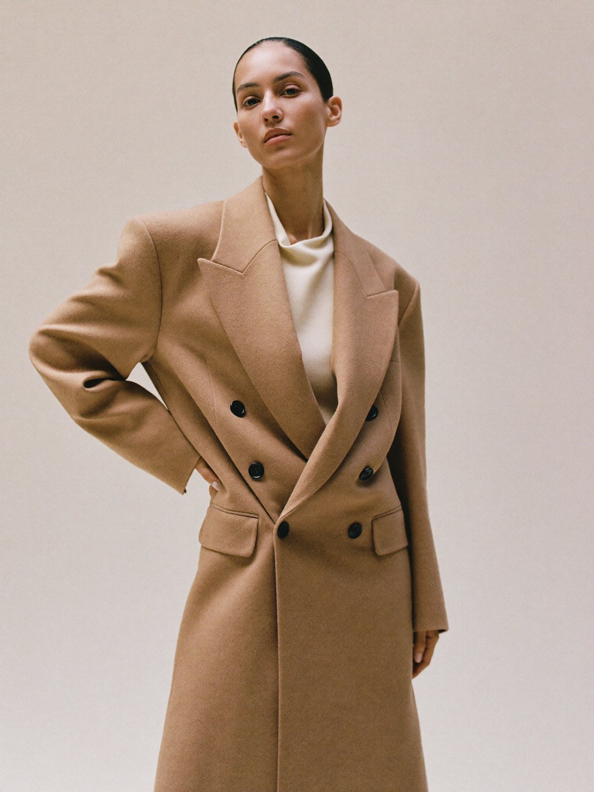 La Veste Oversize — Camel